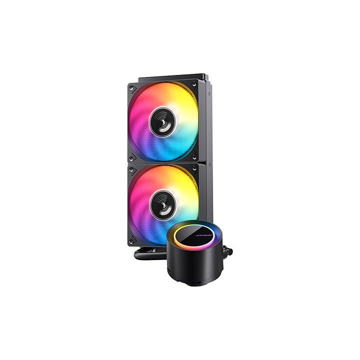 קירור נוזלי למעבד Jonsbo TG-240 Black ARGB 240mm בצבע שחור