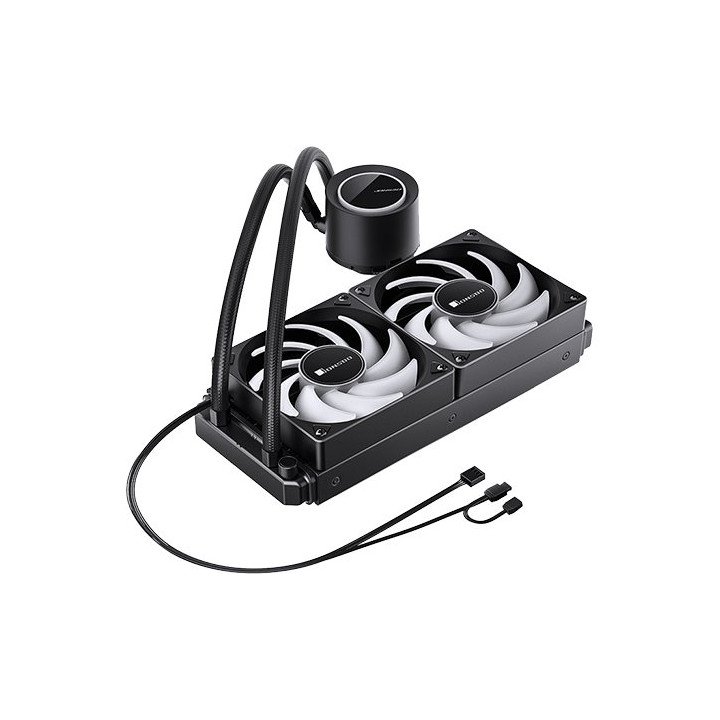 קירור נוזלי למעבד Jonsbo TG-240 Black ARGB 240mm בצבע שחור