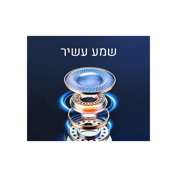אוזניות ספורט בלוטוס אלחוטיות עמידות למים עם מיקרופון ומתאימות לריצה ו