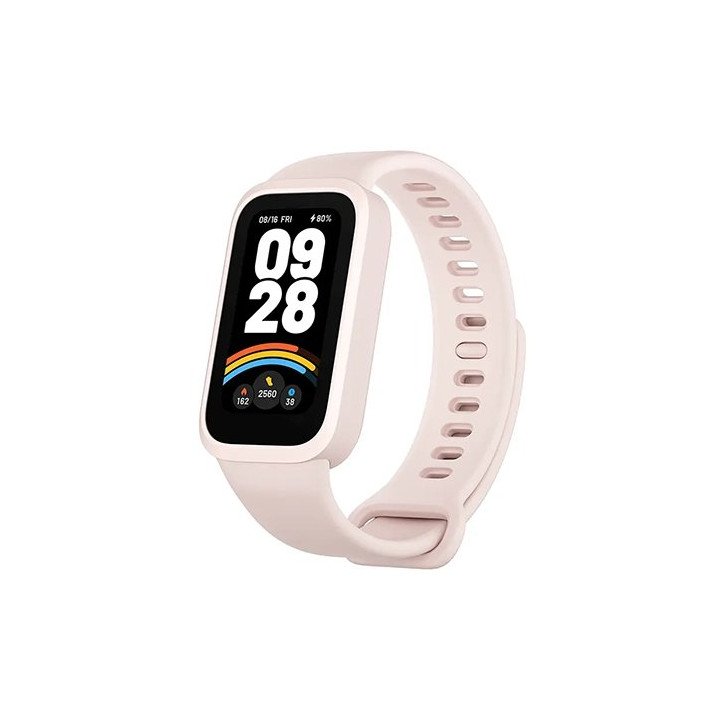 צמיד כושר חכם שיאומי Xiaomi Smart Band 9 Active בצבע ורוד