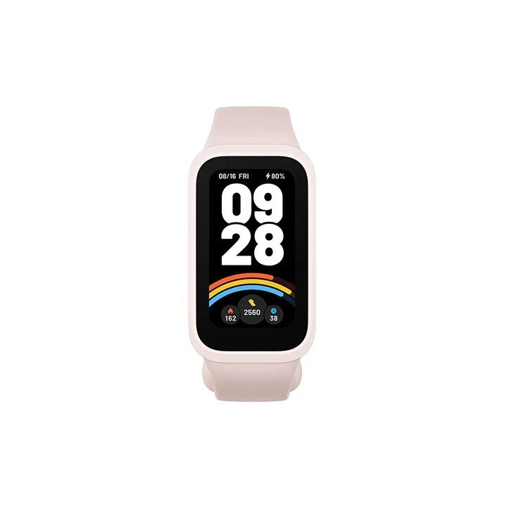 צמיד כושר חכם שיאומי Xiaomi Smart Band 9 Active בצבע ורוד