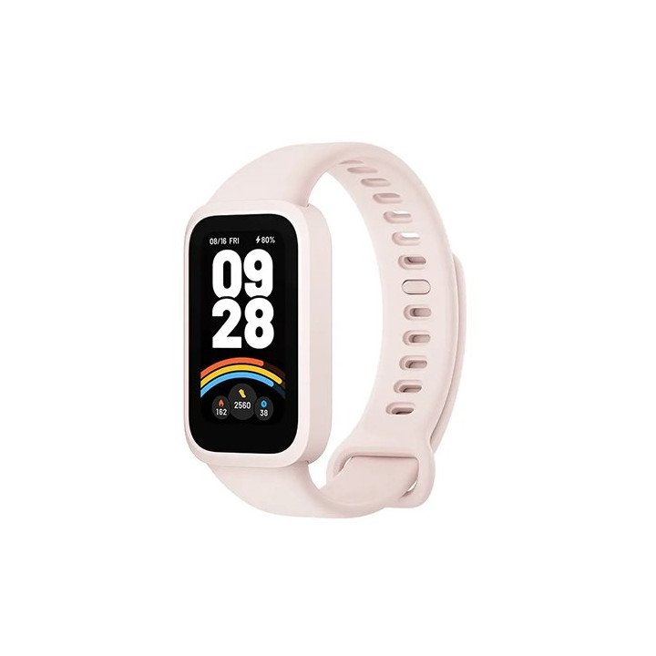 צמיד כושר חכם שיאומי Xiaomi Smart Band 9 Active בצבע ורוד