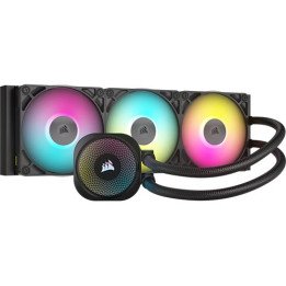 קירור נוזלי למעבד Corsair iCUE LINK TITAN 360 RX RGB 360mm בצבע שחור