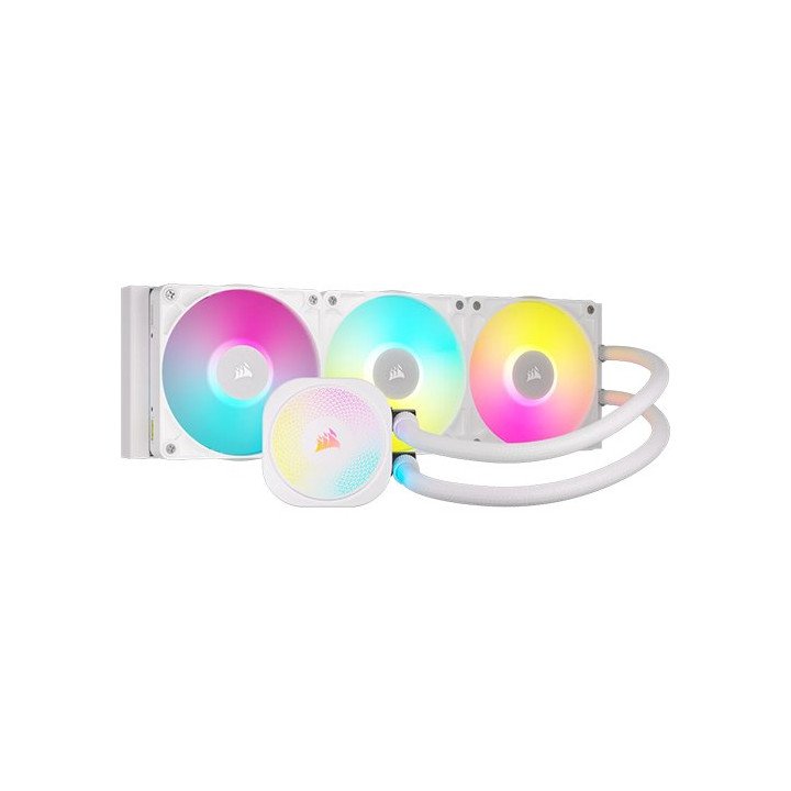 קירור נוזלי למעבד Corsair iCUE LINK TITAN 360 RX RGB 360mm בצבע לבן