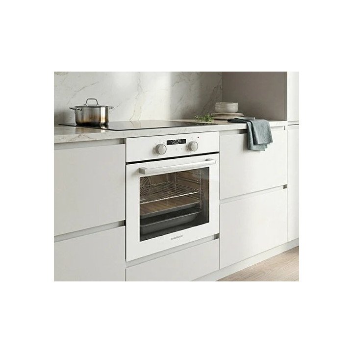 תנור בנוי דיגיטלי 79 ליטר זכוכית לבנה Normande ND-820W – משלוח חינם