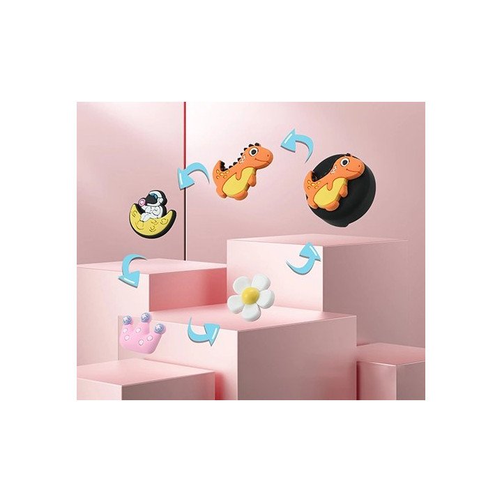 מחזיק AirTag לנעל ילדים בצבע לבן בעיצוב דולפין Super Mobile