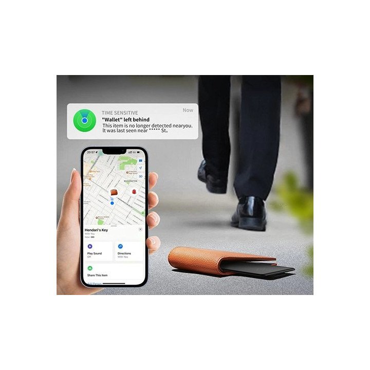 כרטיס איתור ארנק Apple Find My מבית Loshall