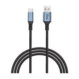 כבל טעינה וסנכרון USB ל-Type C באורך 2 מטר תומך טעינה מהירה Super Conn