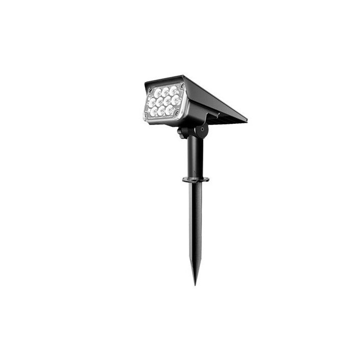 תאורה סולארית לגינה MIZUKI RGB  LED בצבע שחור