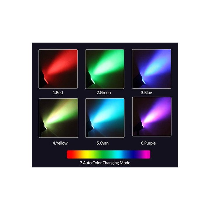 תאורה סולארית לגינה MIZUKI RGB  LED בצבע שחור