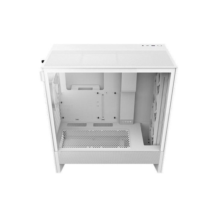 מארז מחשב NZXT H5 Flow RGB בצבע לבן