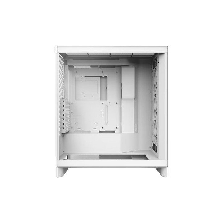 מארז מחשב NZXT H7 Flow RGB בצבע לבן