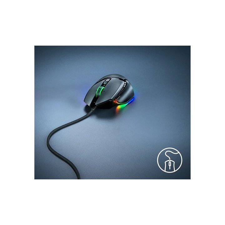 עכבר גיימינג רייזר Razer Basilisk V3 35K שחור עם תאורת RGB