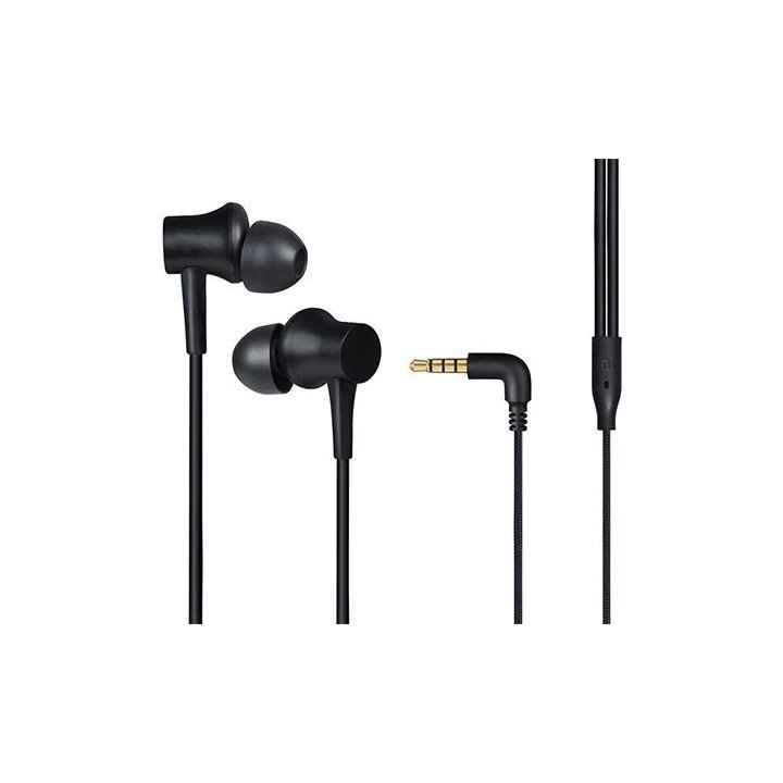 אוזניות שיאומי חוטיות Xiaomi Mi In-Ear Basic בצבע שחור