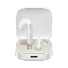 אוזניות שיאומי אלחוטיות Xiaomi Redmi Buds 6 Active בצבע לבן