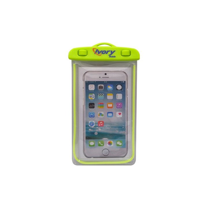 כיסוי סמארטפון אטום למים קטן Super Mobile צבע ירוק