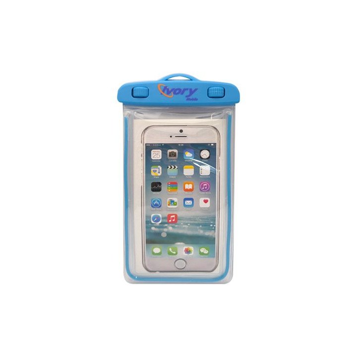 כיסוי סמארטפון אטום למים קטן Super Mobile צבע כחול