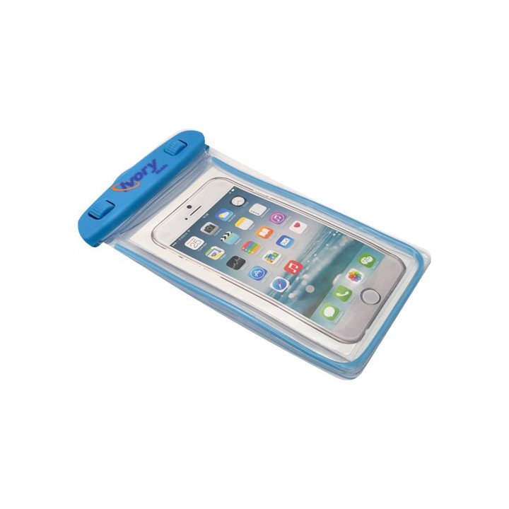 כיסוי סמארטפון אטום למים קטן Super Mobile צבע כחול