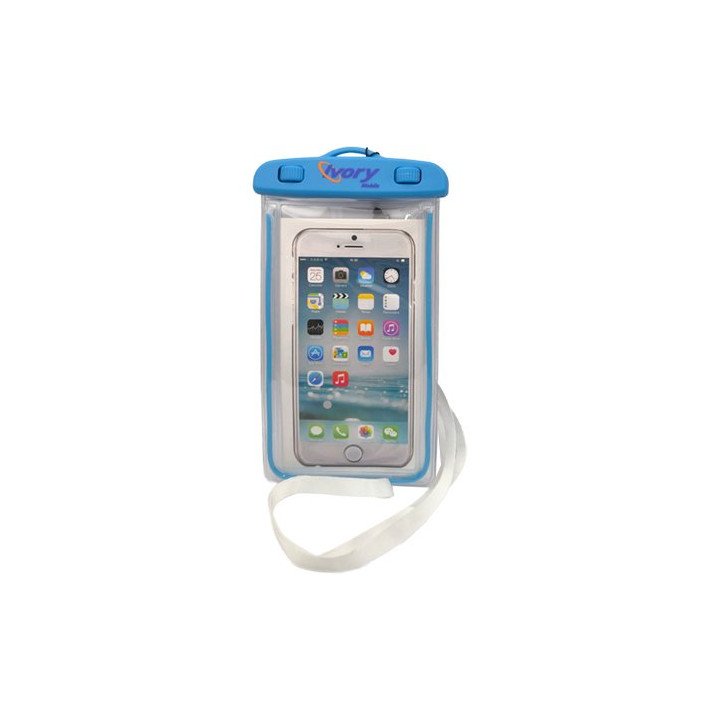 כיסוי סמארטפון אטום למים קטן Super Mobile צבע כחול