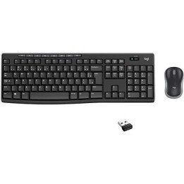 מקלדת ועכבר אלחוטי Logitech Wireless Combo MK270 עברית אנגלית