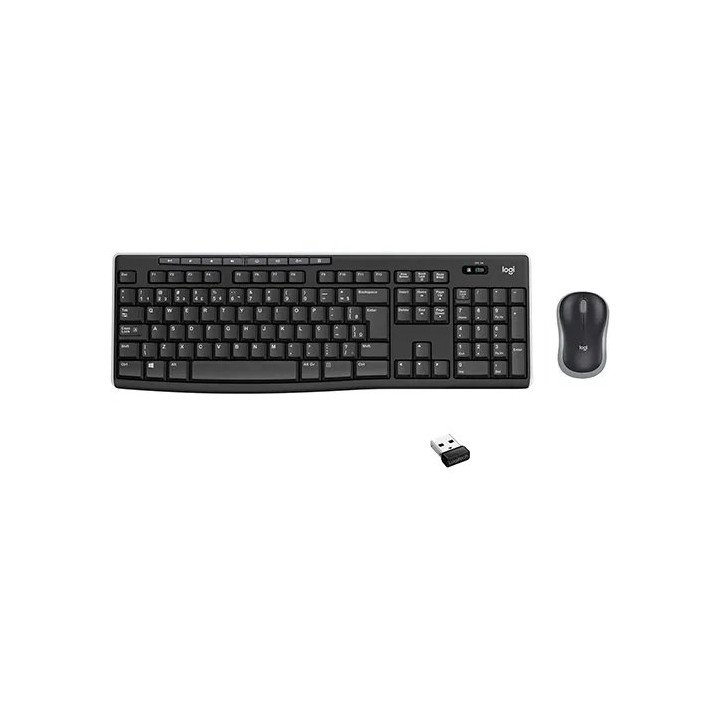 מקלדת ועכבר אלחוטי Logitech Wireless Combo MK270 עברית אנגלית