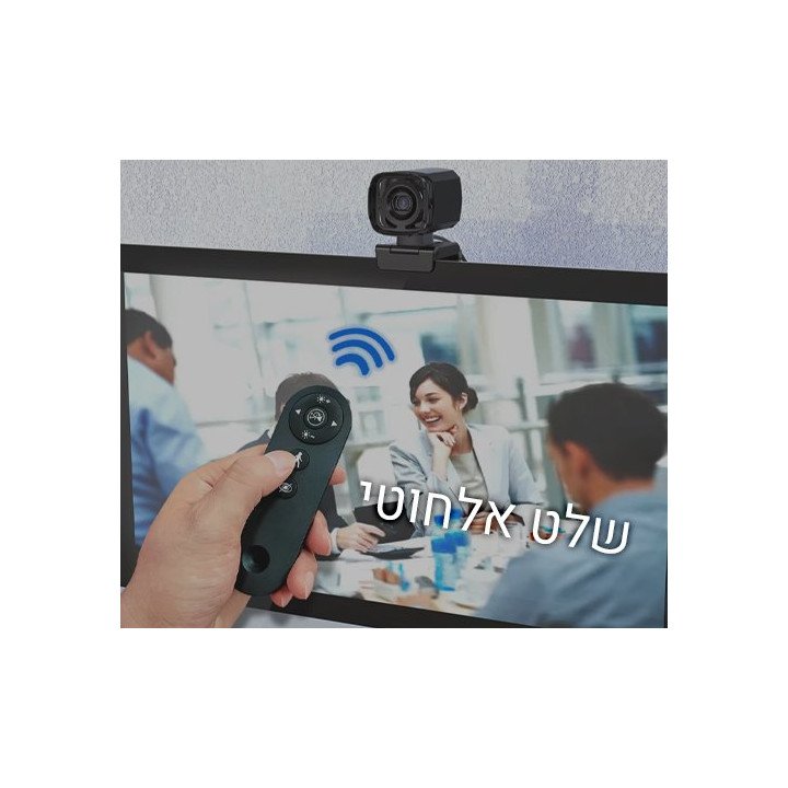 מצלמת רשת 1080P עוקבת אחרי תנועה עם פוקוס אוטומטי ומיקרופון מובנה MIZU