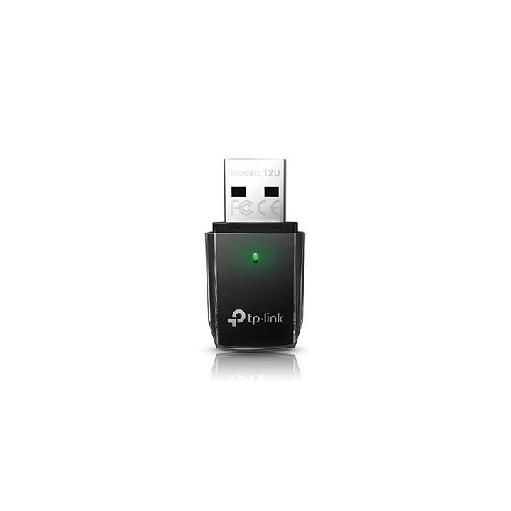 מתאם רשת אלחוטי TP-Link Archer T2U  AC600 Wireless Dual Band USB 600Mb