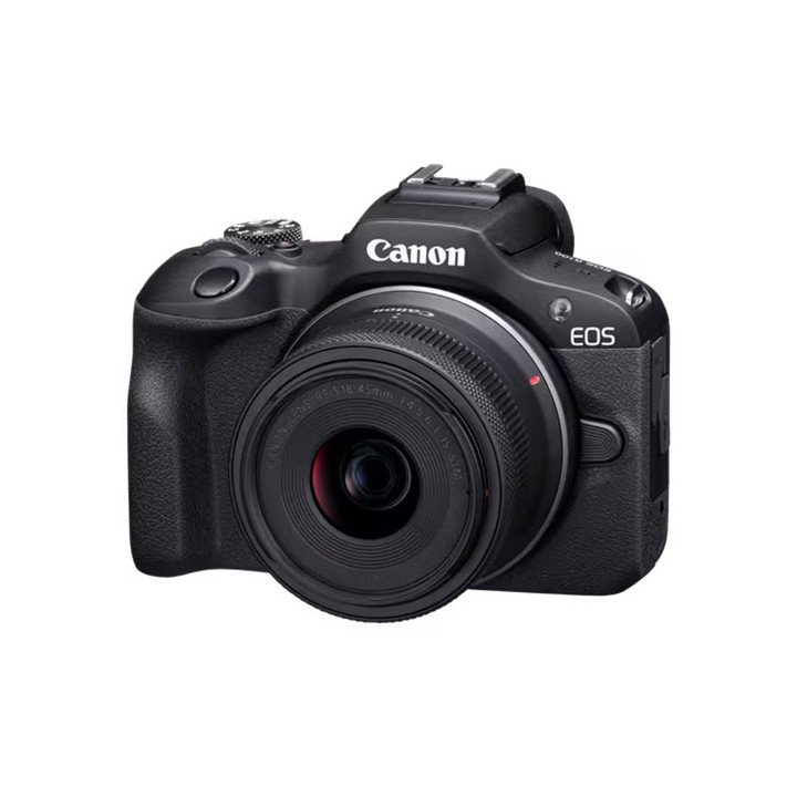 מצלמה דיגיטלית Canon EOS R100 כולל עדשה RF-S 18-45MM 1:3.5-5.6 IS STM