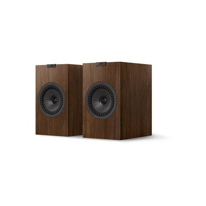 רמקולים מדפיים KEF HiFi Speakers Q3 Meta בצבע עץ אגוז