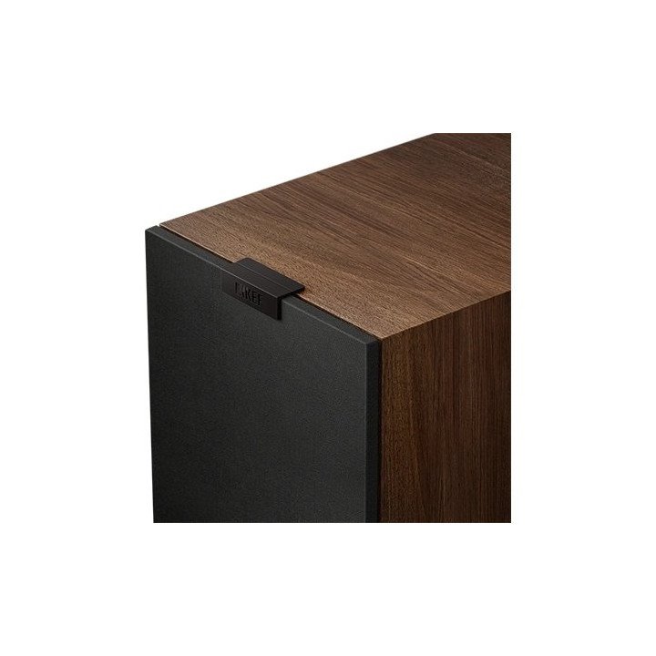 רמקולים מדפיים KEF HiFi Speakers Q3 Meta בצבע עץ אגוז