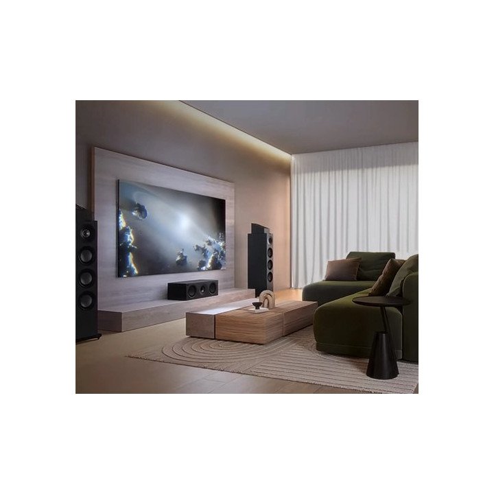 רמקול ערוץ מרכזי 3-כיווני KEF HiFi Q6 Meta בצבע עץ אגוז