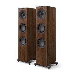 רמקולים רצפתיים KEF HiFi Speakers Q7 Meta בצבע עץ אגוז
