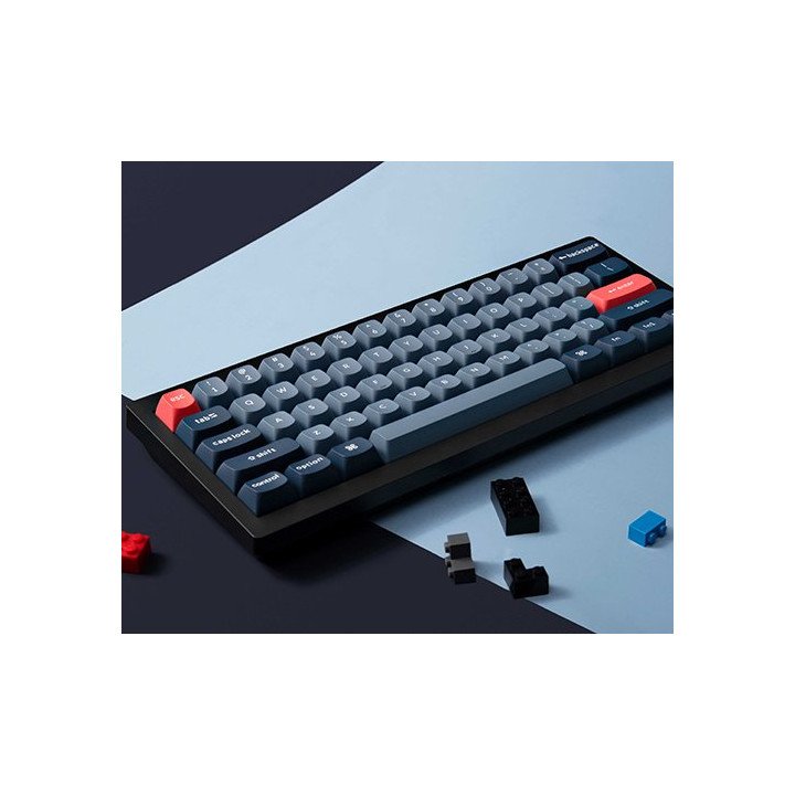 מקלדת אלחוטית מכנית Keychron V4 Max QMK/VIA Wireless RGB Yellow Switch