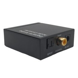 מתאם אודיו דיגיטלי לאנלוגי Super Connect ממיר בין RCA ל- Spdif / Coax
