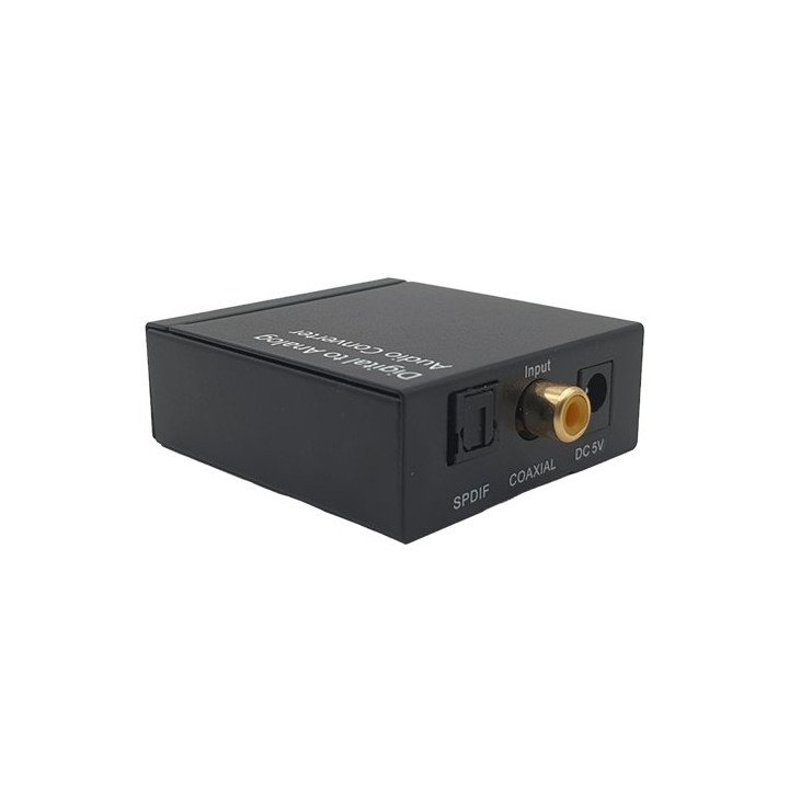 מתאם אודיו דיגיטלי לאנלוגי Super Connect ממיר בין RCA ל- Spdif / Coax
