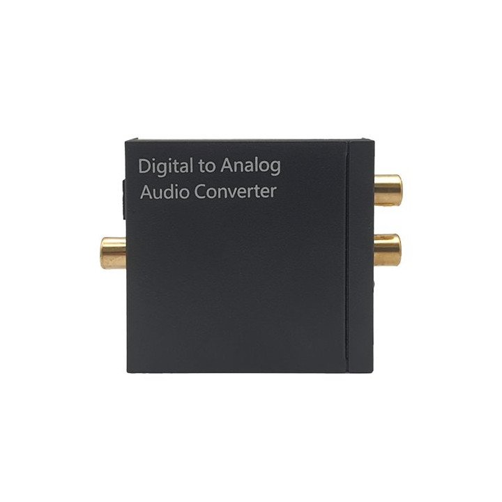 מתאם אודיו דיגיטלי לאנלוגי Super Connect ממיר בין RCA ל- Spdif / Coax