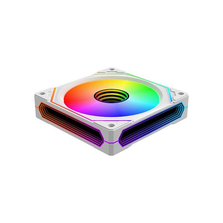 מאוורר למארז 12 ס''מ Super Gaming GT120 ARGB - צבע לבן