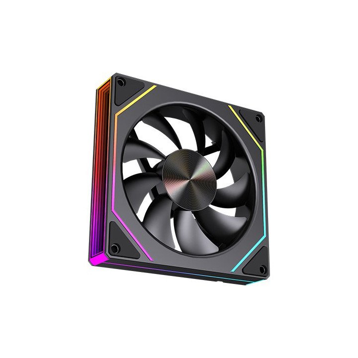 מאוורר למארז 12 ס''מ Super Gaming IX120 ARGB - צבע שחור