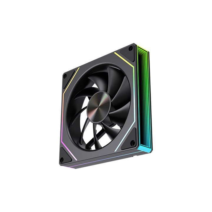 מאוורר למארז 12 ס''מ Super Gaming IX120 ARGB - צבע שחור