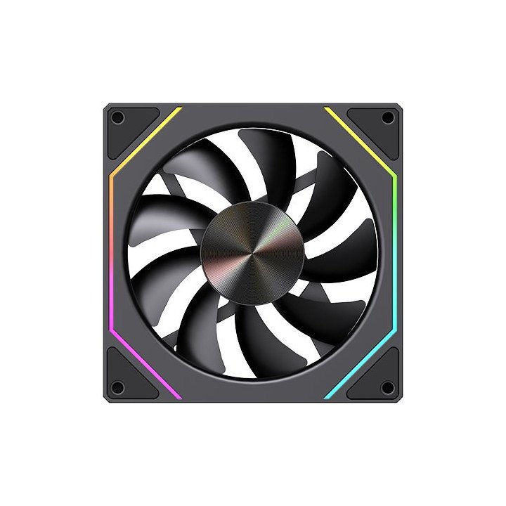 מאוורר למארז 12 ס''מ Super Gaming IX120 ARGB - צבע שחור
