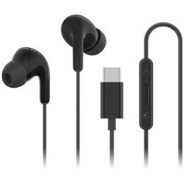 אוזניות שיאומי חוטיות Xiaomi Type-C Earphones בצבע שחור