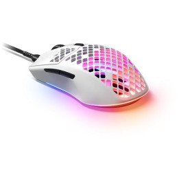 עכבר גיימינג חוטי SteelSeries Aerox 3 Gaming  כולל תאורת לד בצבע לבן
