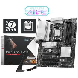 לוח אם MSI PRO B850-P WIFI7 DDR5 ATX AMD