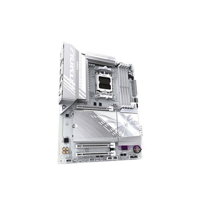 לוח אם Gigabyte B850 AORUS ELITE WIFI7 ICE DDR5 ATX AMD בצבע לבן