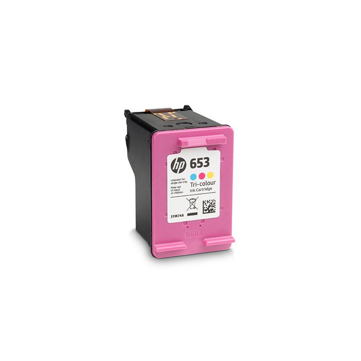 ראש דיו צבעוני מקורי HP 653 3YM74AE