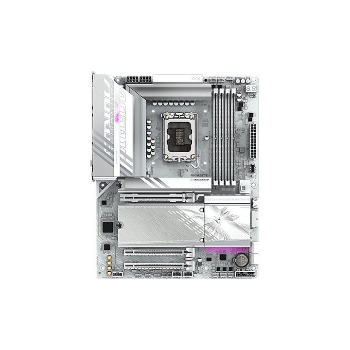 לוח אם Gigabyte B860 AORUS ELITE WIFI7 ICE DDR5 ATX בצבע לבן