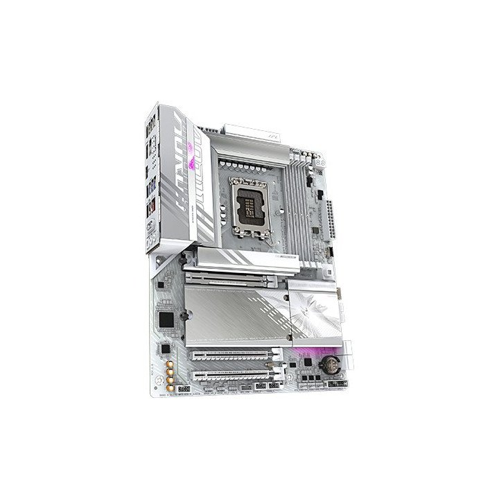 לוח אם Gigabyte B860 AORUS ELITE WIFI7 ICE DDR5 ATX בצבע לבן