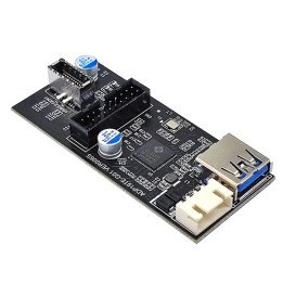 מפצל USB פנימי בלוח אם – מ-USB 3.2  ל-USB 3.2 Type-C וחיבור USB 3.2 נו