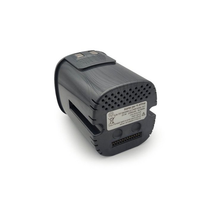 סוללה לשואב אבק אלחוטי נטען (25.9V 2200mAh) תואמת לדגם MIZUKI A38 Cord