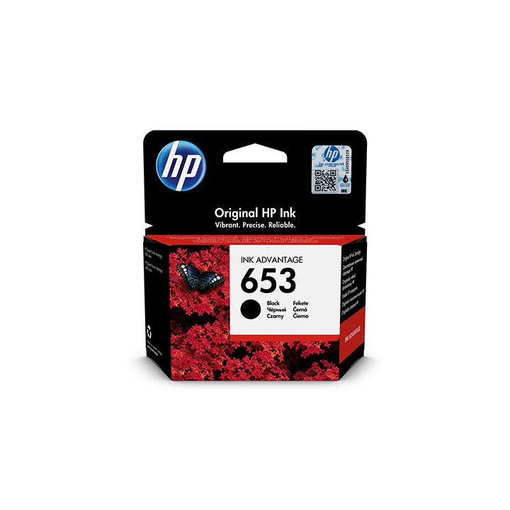 ראש דיו שחור מקורי HP 653 3YM75AE